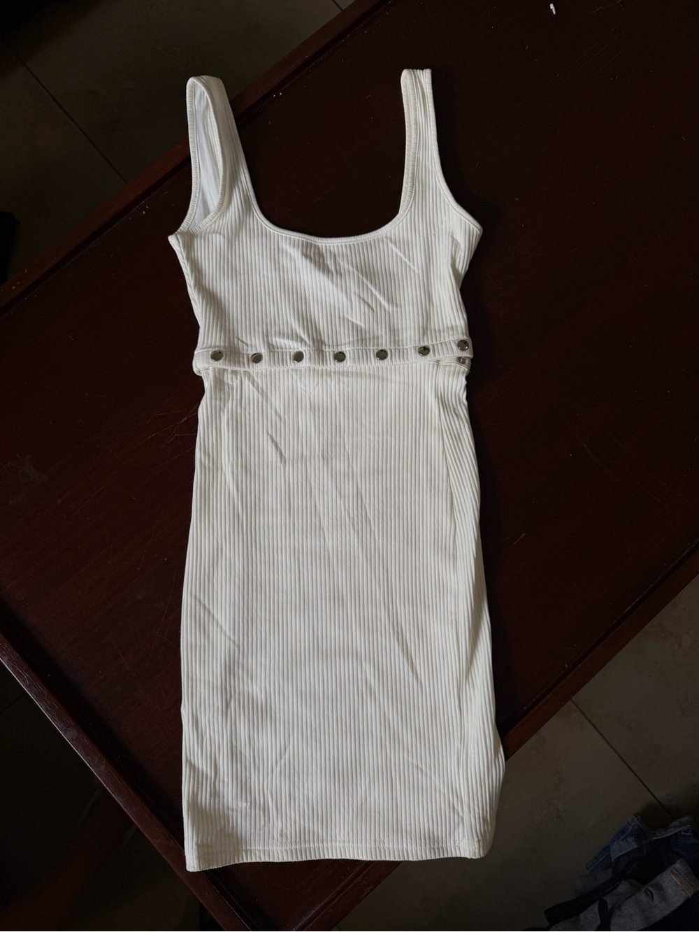 NWT Tiger Mist Ribbed Snap-Trim Dress/Set - Picture 2 of 5